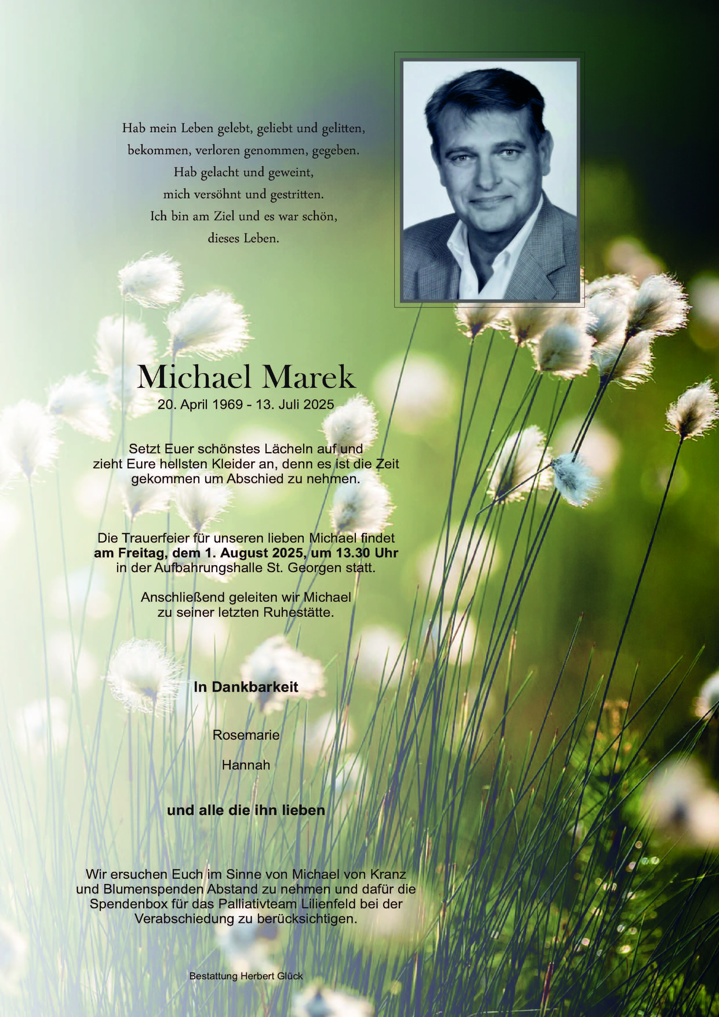 Sterbefall Michael Marek